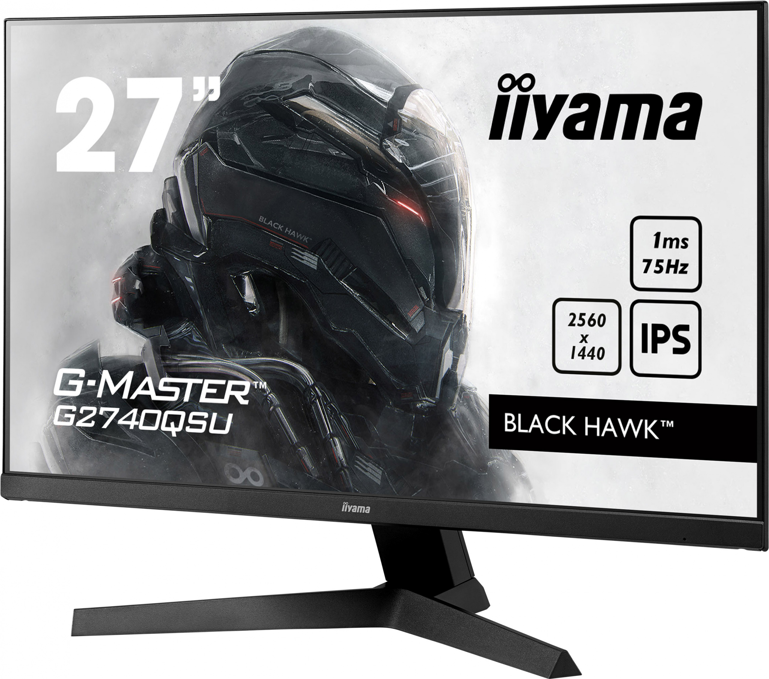 iiyama G-Master G2740QSU-B1 Black Hawk 27" WQHD IPS 75Hz 1ms FreeSync - z gwarancją iiyama 3 lata - zero martwych pikseli 30 dni iiyama G-Master G2740QSU-B1 Black Hawk 27" WQHD IPS 75Hz 1ms FreeSync - z gwarancją iiyama 3 lata - zero martwych pikseli 30 dni