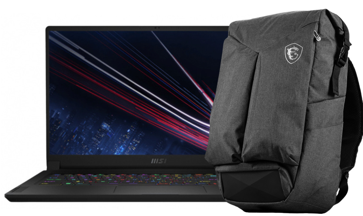 Laptop MSI GS76 Stealth 11UE-287PL 17,3" 360Hz i7-11800H 1TB-SSD 16GB RTX 3060-6GB Win10 Home + plecak