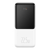 Miniatura zdjęcia: Powerbank Baseus Elf, 10000mAh, 22,5W wbudowany kabel USB Typ C/lightning Power Delivery Quick Charge - biały (PPJL010002)