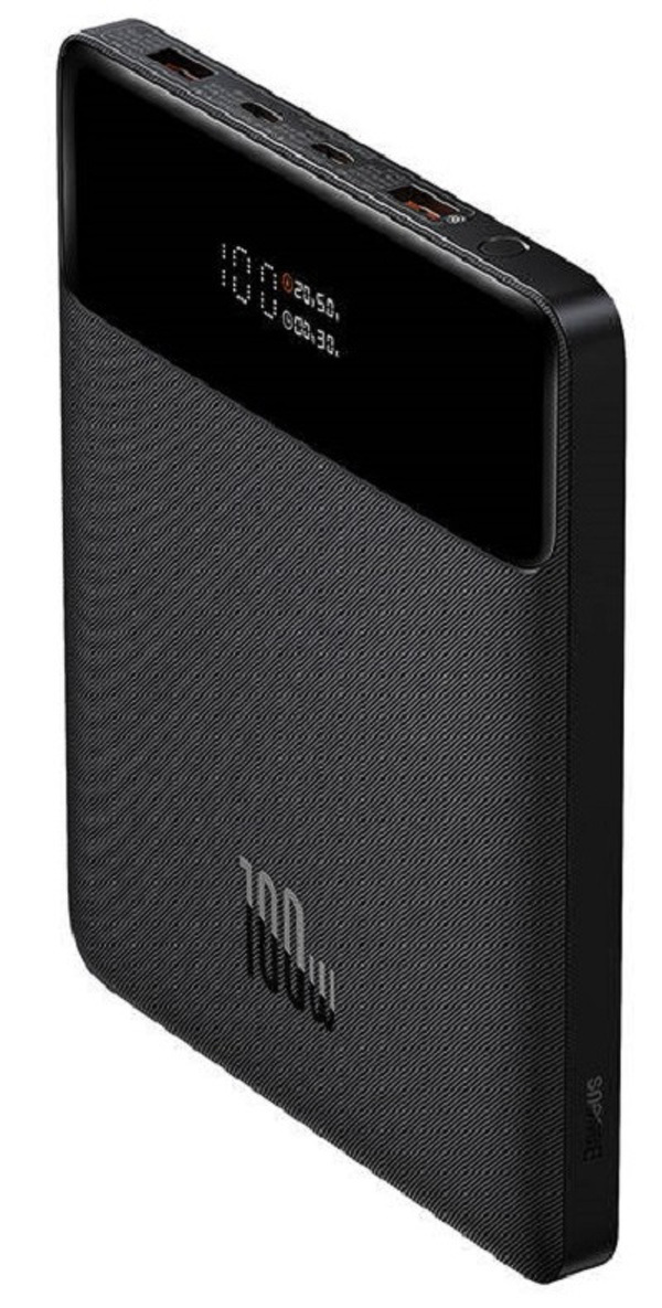 Zdjęcie produktu: Powerbank Baseus Blade, 20000mAh, 100W, 2xUSB + 2xUSB TYP-C - czarny (PPDGL-01)