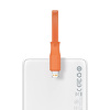 Miniatura zdjęcia: Powerbank Baseus Block, 20000mAh, 20W, USB / USB Typ C, wbudowany kabel lightning - biały (PPLK000002)