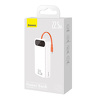 Miniatura zdjęcia: Powerbank Baseus Block, 20000mAh, 22,5W, USB / USB Typ C, wbudowany kabel USB TYP-C - biały (PPLK000102) Miniatura zdjęcia: Powerbank Baseus Block, 20000mAh, 22,5W, USB / USB Typ C, wbudowany kabel USB TYP-C - biały (PPLK000102)