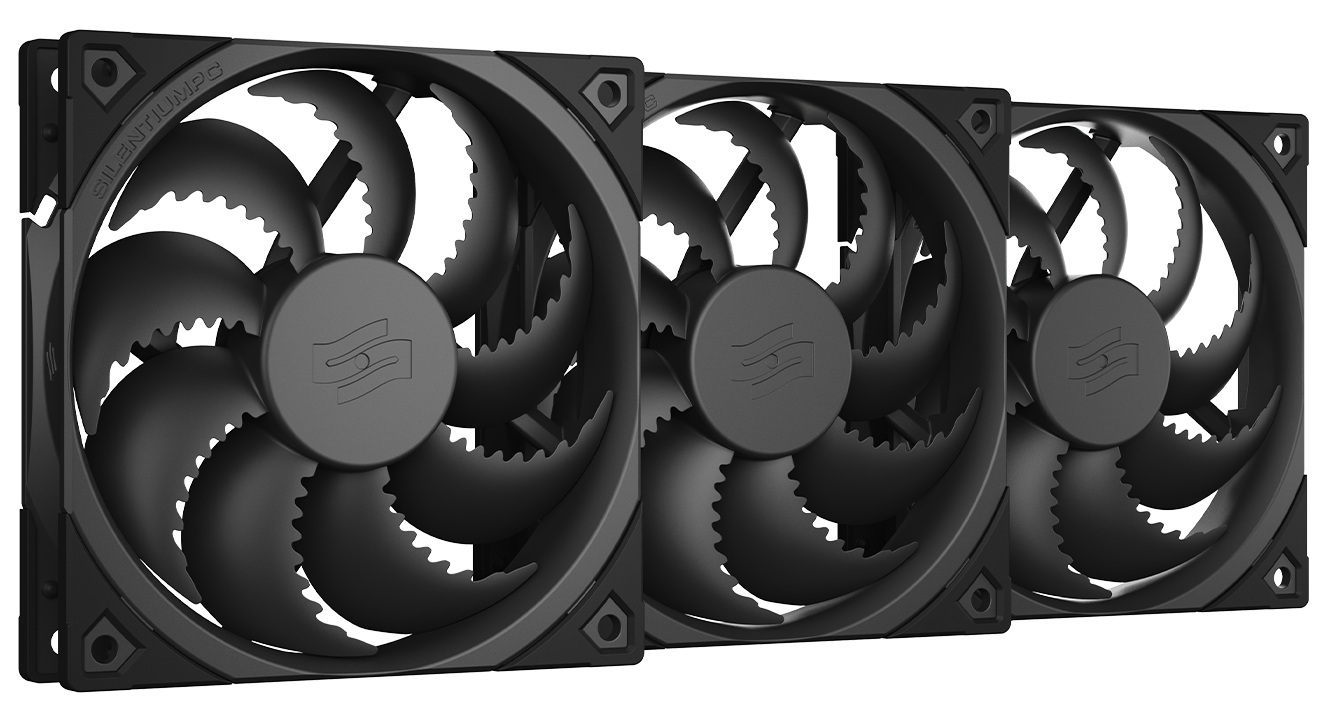 Zestaw wentylatorów SilentiumPC Fluctus 120 PWM (3 szt.) Zestaw wentylatorów SilentiumPC Fluctus 120 PWM (3 szt.)