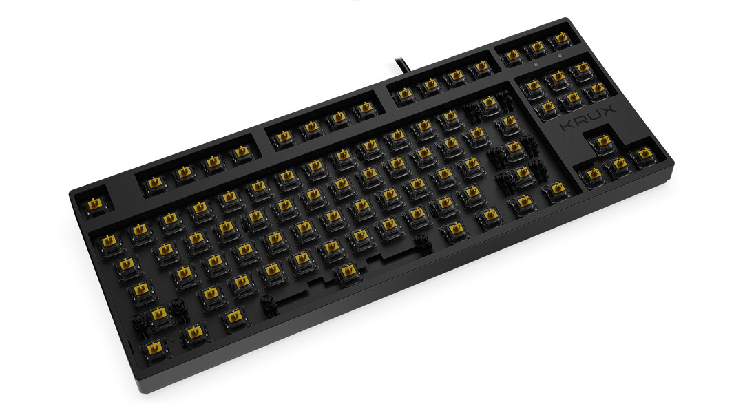Zdjęcie produktu: Klawiatura gamingowa Krux Atax PRO RGB Pudding Gateron Yellow, mechaniczna Zdjęcie produktu: Klawiatura gamingowa Krux Atax PRO RGB Pudding Gateron Yellow, mechaniczna