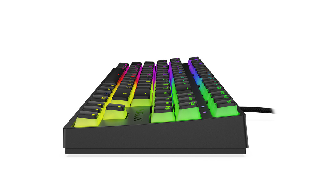 Zdjęcie produktu: Klawiatura gamingowa Krux Atax PRO RGB Pudding Gateron Yellow, mechaniczna Zdjęcie produktu: Klawiatura gamingowa Krux Atax PRO RGB Pudding Gateron Yellow, mechaniczna