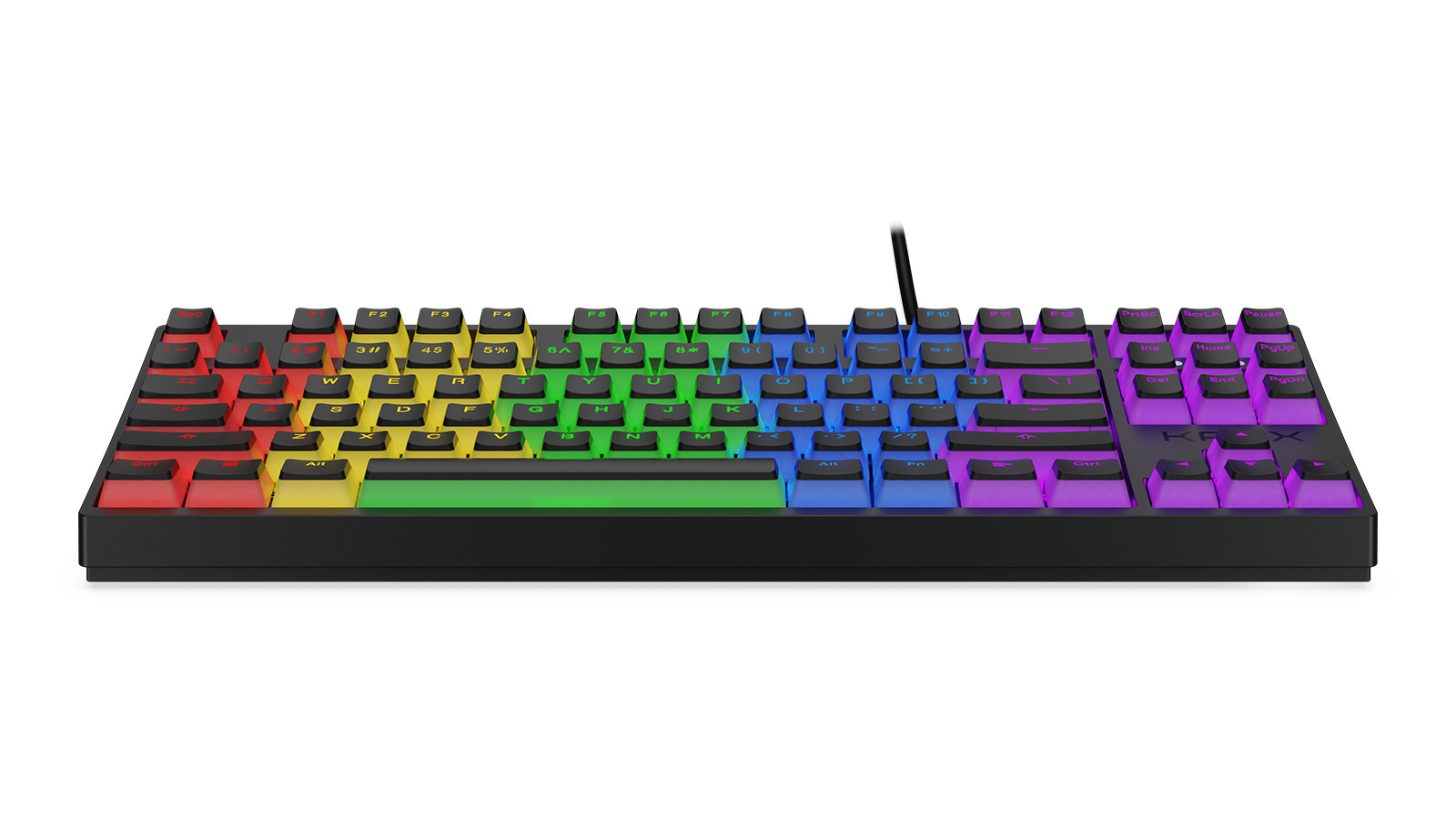 Klawiatura gamingowa Krux Atax RGB Pudding Outemu Black, mechaniczna Klawiatura gamingowa Krux Atax RGB Pudding Outemu Black, mechaniczna