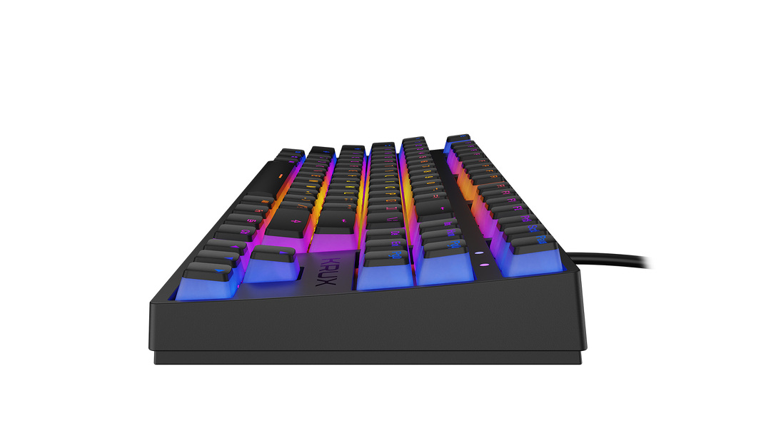 Zdjęcie produktu: Klawiatura gamingowa Krux Atax PRO RGB Pudding Outemu Black, mechaniczna