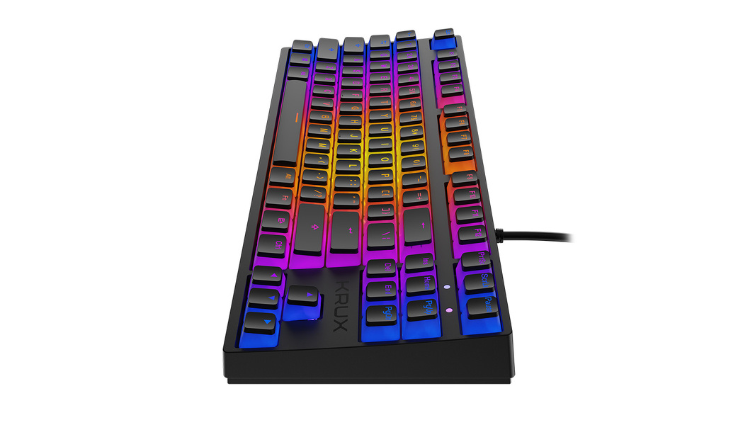 Zdjęcie produktu: Klawiatura gamingowa Krux Atax PRO RGB Pudding Outemu Black, mechaniczna