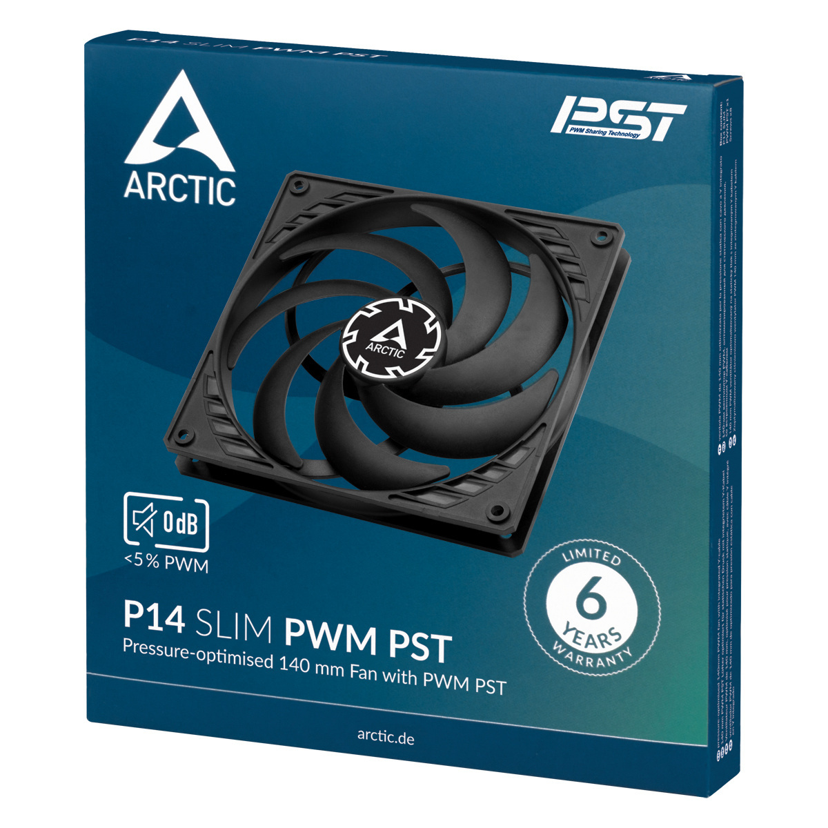 Arctic P14 Slim PWM PST 140mm (ACFAN00268A)