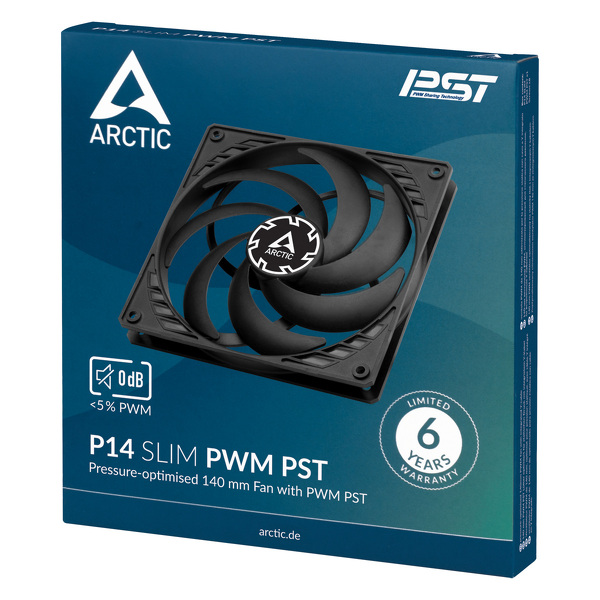 Zdjęcie produktu: Arctic P14 Slim PWM PST 140mm (ACFAN00268A)