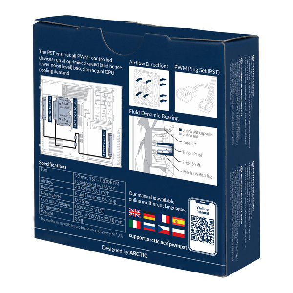 Zdjęcie produktu: Wentylator Arctic F9 PWM PST 92mm (ACFAN00214A)
