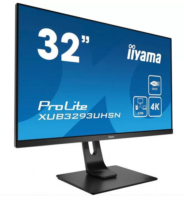 Zdjęcie produktu: iiyama ProLite XUB3293UHSN-B1 32" 4K IPS 60Hz 4ms FreeSync KVM - z gwarancją iiyama 3 lata - zero martwych pikseli 30 dni
