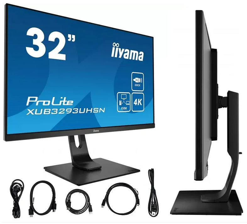 iiyama ProLite XUB3293UHSN-B1 32" 4K IPS 60Hz 4ms FreeSync KVM - z gwarancją iiyama 3 lata - zero martwych pikseli 30 dni