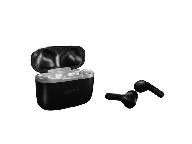 Słuchawki Audictus Dopamine TWS ANC, bezprzewowe z mikrofonem czarne Słuchawki Audictus Dopamine TWS ANC, bezprzewowe z mikrofonem czarne