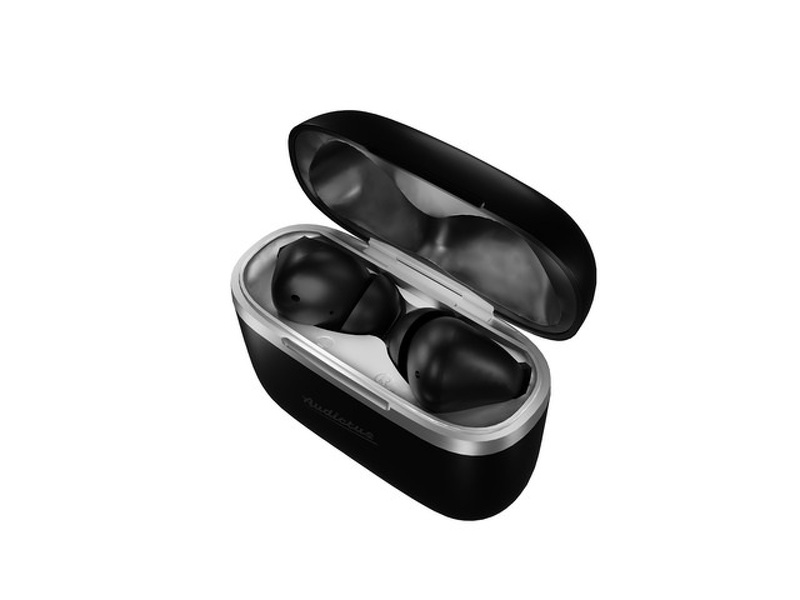 Zdjęcie produktu: Słuchawki Audictus Dopamine TWS ANC, bezprzewowe z mikrofonem czarne Zdjęcie produktu: Słuchawki Audictus Dopamine TWS ANC, bezprzewowe z mikrofonem czarne