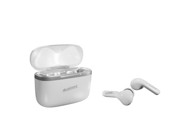 Słuchawki Audictus Dopamine TWS ANC, bezprzewowe z mikrofonem białe Słuchawki Audictus Dopamine TWS ANC, bezprzewowe z mikrofonem białe