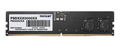 Miniatura zdjęcia: Pamięć Patriot Signature DDR5 16GB (2x8GB) 5600MHz CL40 PSD516G560C40KX Miniatura zdjęcia: Pamięć Patriot Signature DDR5 16GB (2x8GB) 5600MHz CL40 PSD516G560C40KX