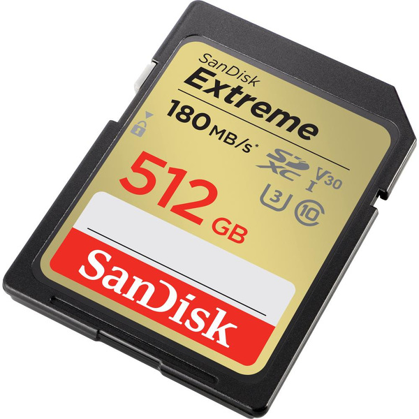 Zdjęcie produktu: SanDisk Extreme SDXC 512GB 180/130 MB/s
