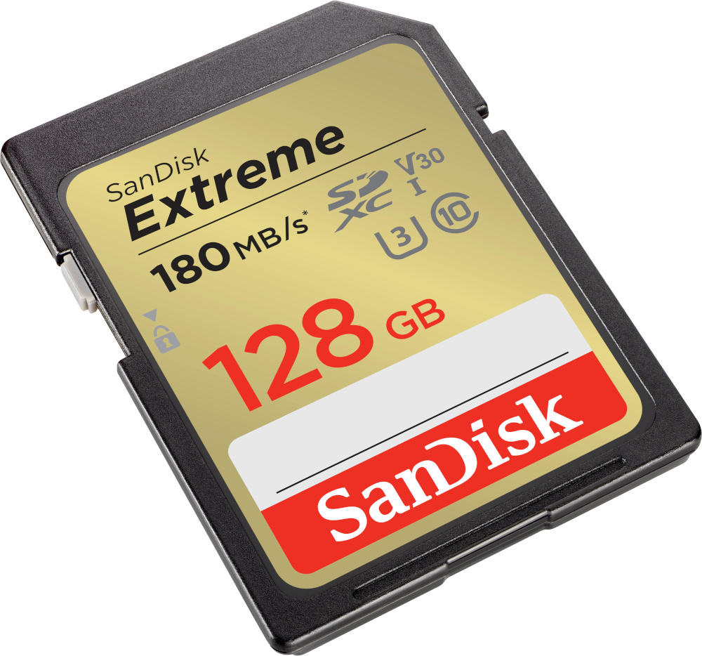 SanDisk Extreme SDXC 128GB 180/90 MB/s