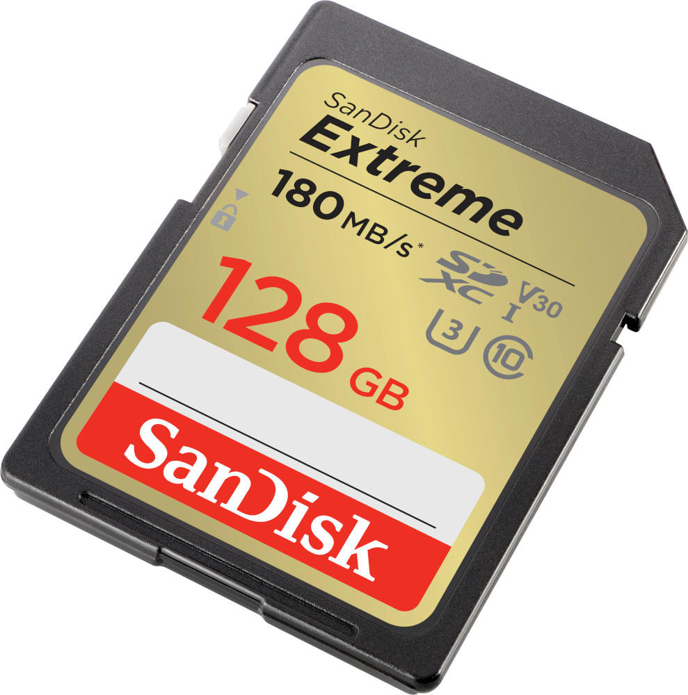 SanDisk Extreme SDXC 128GB 180/90 MB/s