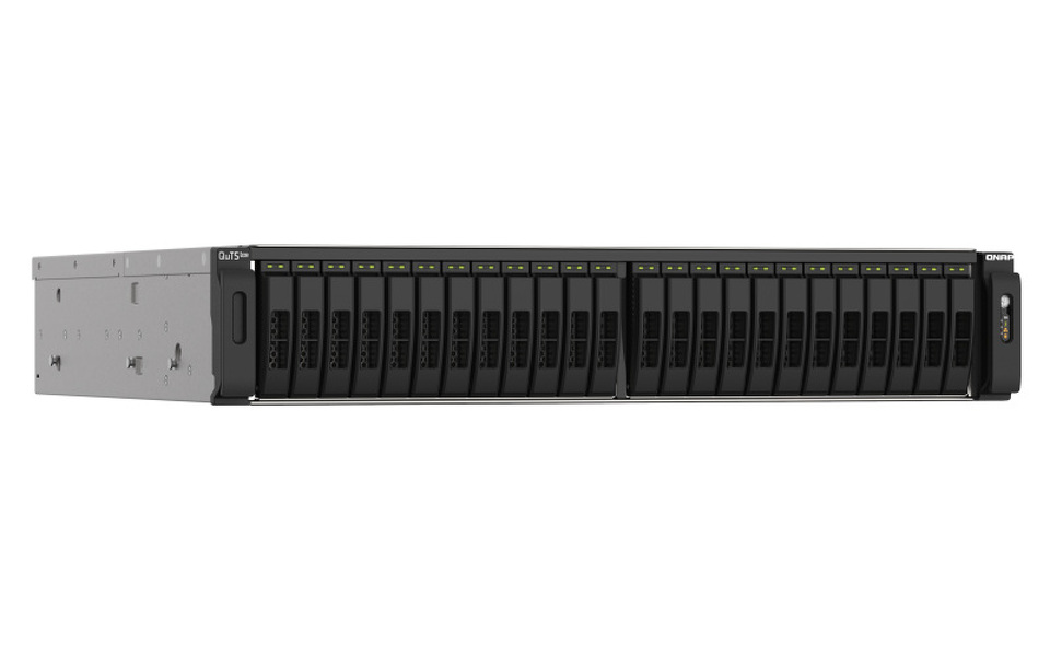 Zdjęcie produktu: Serwer plików QNAP TS-h3088XU-RP-W1270-64G 30-bay 2,5", 2U, Intel Xeon W-1270 8-core 5.0 GHz, 64 GB UDIMM DDR4, 2x25GbE SFP+, 4x2,5GbE, 4xUSB3.2, 3xPCIe, HDMI, 2x550W