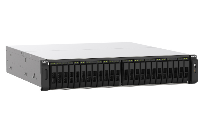 Serwer plików QNAP TS-h3088XU-RP-W1270-64G 30-bay 2,5", 2U, Intel Xeon W-1270 8-core 5.0 GHz, 64 GB UDIMM DDR4, 2x25GbE SFP+, 4x2,5GbE, 4xUSB3.2, 3xPCIe, HDMI, 2x550W