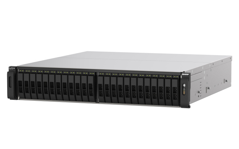 Serwer plików QNAP TS-h3088XU-RP-W1270-64G 30-bay 2,5", 2U, Intel Xeon W-1270 8-core 5.0 GHz, 64 GB UDIMM DDR4, 2x25GbE SFP+, 4x2,5GbE, 4xUSB3.2, 3xPCIe, HDMI, 2x550W
