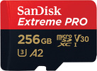 Karta SanDisk Extreme PRO microSDXC 256GB 200/140 MB/s A2 C10 V30 UHS-I U3 (SDSQXCD-256G-GN6MA)
