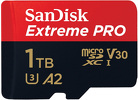 Karta SanDisk Extreme PRO microSDXC 1TB 200/140 MB/s A2 C10 V30 UHS-I U3 (SDSQXCD-1T00-GN6MA)
