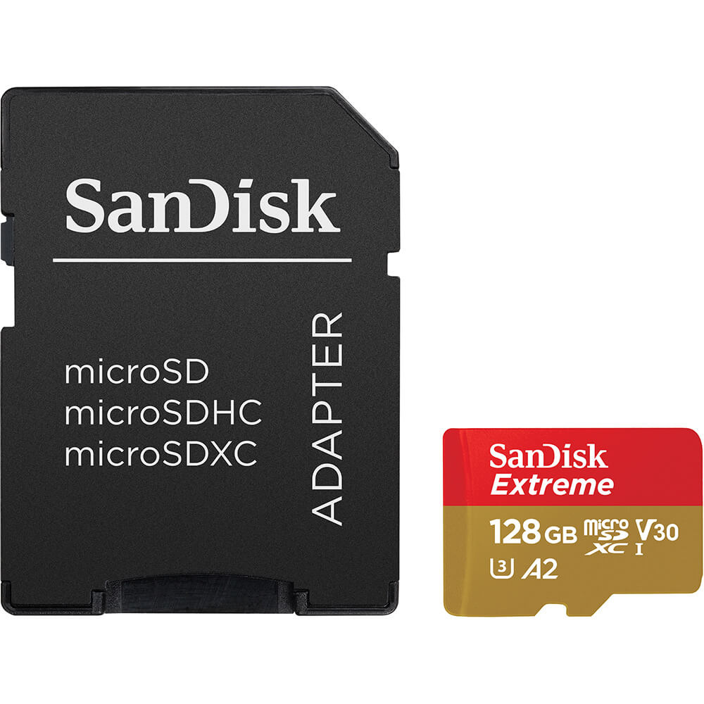 SanDisk Extreme microSDXC 128GB 190/90 A2