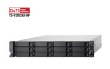 Miniatura zdjęcia: Serwer plików QNAP TS-h1283XU-RP-E2136-32G 12-bay, 2U, Intel Xeon E E-2136 6-core, 32 GB UDIMM DDR4, 2x10GbE SFP+, 4x1GbE, 4xPCIe, 6xUSB 3.2 Gen 2, 2x500W