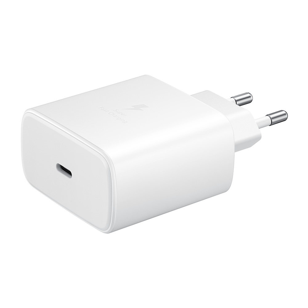 Samsung ładowarka sieciowa Super Fast Charge 3.0 Power Delivery USB Typ C 25W 3A biała + przewód USB TYP-C 1m (EP-TA845XWEGWW)