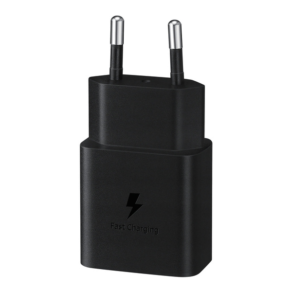 Zdjęcie produktu: Samsung ładowarka sieciowa Fast Charge, Power Delivery, PPS, AFC, USB Typ C 15W 2A czarna + przewód USB TYP-C 1m (EP-T1510XBEGEU) Zdjęcie produktu: Samsung ładowarka sieciowa Fast Charge, Power Delivery, PPS, AFC, USB Typ C 15W 2A czarna + przewód USB TYP-C 1m (EP-T1510XBEGEU)