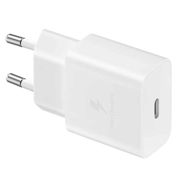 Zdjęcie produktu: Samsung ładowarka sieciowa Fast Charge, Power Delivery, PPS, AFC, USB Typ C 15W 2A biała + przewód USB TYP-C 1m biały (EP-T1510XWEGEU) Zdjęcie produktu: Samsung ładowarka sieciowa Fast Charge, Power Delivery, PPS, AFC, USB Typ C 15W 2A biała + przewód USB TYP-C 1m biały (EP-T1510XWEGEU)