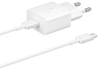 Miniatura zdjęcia: Samsung ładowarka sieciowa Fast Charge, Power Delivery, PPS, AFC, USB Typ C 15W 2A biała + przewód USB TYP-C 1m biały (EP-T1510XWEGEU) Miniatura zdjęcia: Samsung ładowarka sieciowa Fast Charge, Power Delivery, PPS, AFC, USB Typ C 15W 2A biała + przewód USB TYP-C 1m biały (EP-T1510XWEGEU)