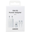 Miniatura zdjęcia: Samsung ładowarka sieciowa Fast Charge, Power Delivery, PPS, AFC, USB Typ C 15W 2A biała + przewód USB TYP-C 1m biały (EP-T1510XWEGEU) Miniatura zdjęcia: Samsung ładowarka sieciowa Fast Charge, Power Delivery, PPS, AFC, USB Typ C 15W 2A biała + przewód USB TYP-C 1m biały (EP-T1510XWEGEU)