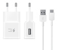 Miniatura zdjęcia: Samsung ładowarka sieciowa Super Fast Charge, AFC, USB-A 15W 2A biała + przewód USB TYP-C 1m (EP-TA20EWECGWW)