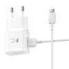 Miniatura zdjęcia: Samsung ładowarka sieciowa Super Fast Charge, AFC, USB-A 15W 2A biała + przewód USB TYP-C 1m (EP-TA20EWECGWW)