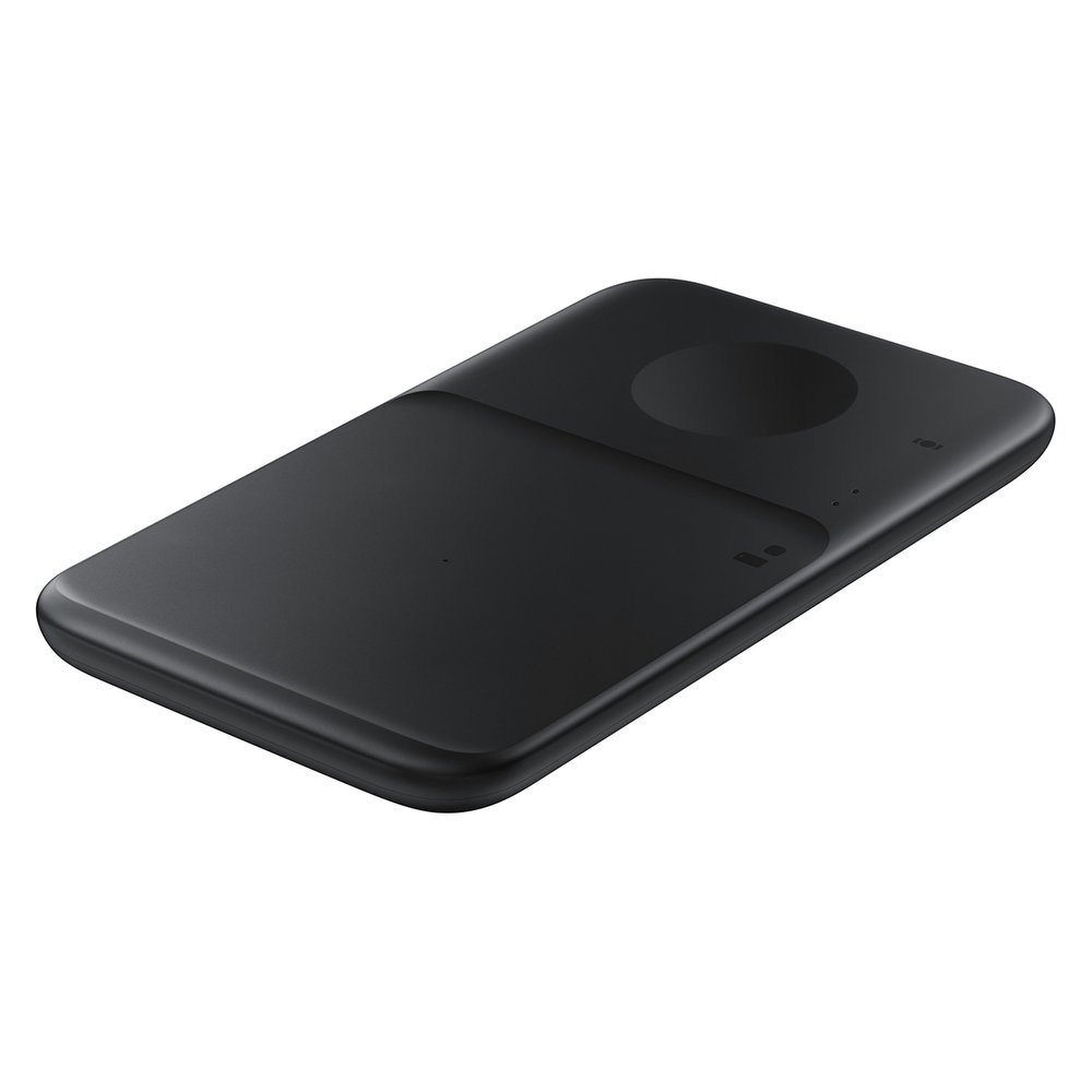 Samsung bezprzewodowa ładowarka 2w1 do telefonu, Galaxy Watch + adapter sieciowy czarna (EP-P4300TBE)