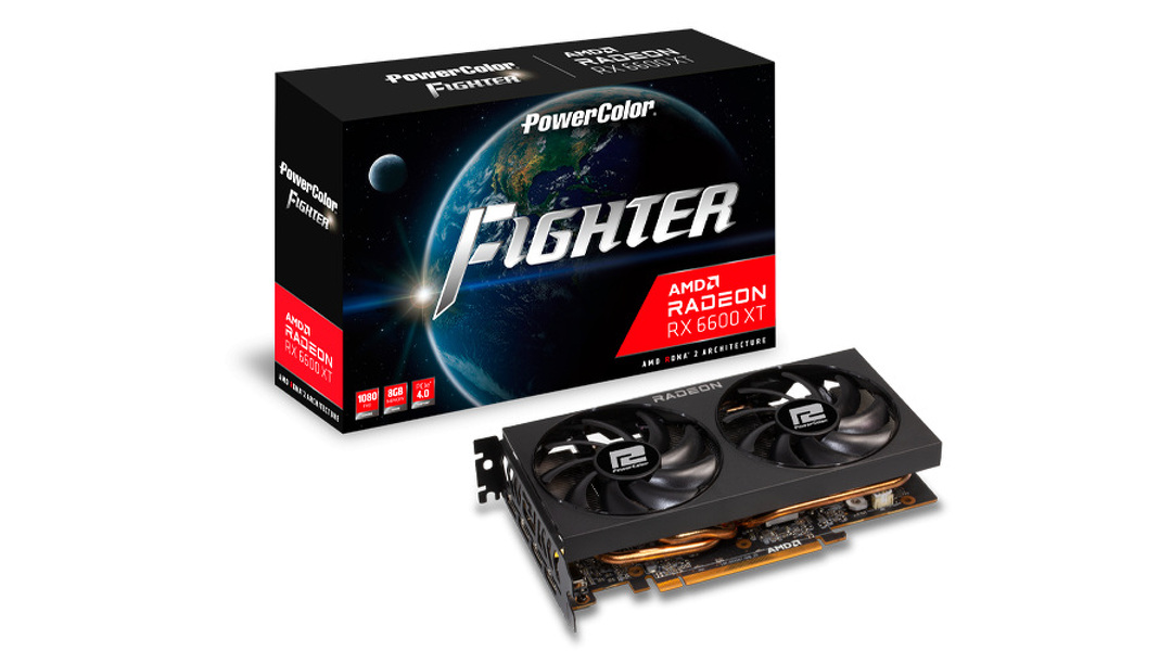 Zdjęcie produktu: POWERCOLOR RX 6600 XT Fighter 8GB GDDR6 FreeSync Zdjęcie produktu: POWERCOLOR RX 6600 XT Fighter 8GB GDDR6 FreeSync