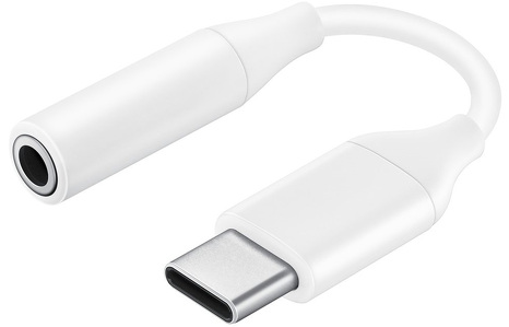 Miniatura produktu: Samsung adapter przejściówka słuchawek 3,5 mm mini jack (żeński) - USB Typ C (męski) biały (EE-UC10JUWEGWW)