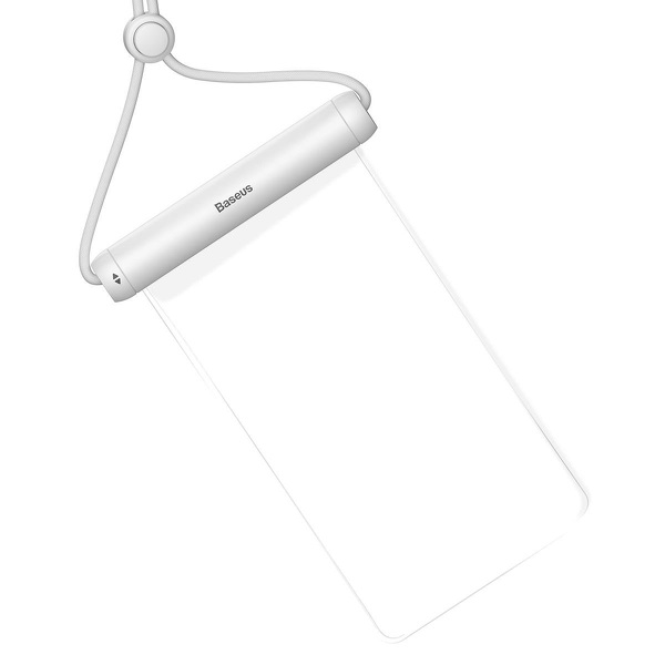 Zdjęcie produktu: Pokrowiec wodoodporny etui na telefon Baseus Slide-cover (max 7,2") na basen nad wodę IPX8 - biały (FMYT000002) Zdjęcie produktu: Pokrowiec wodoodporny etui na telefon Baseus Slide-cover (max 7,2") na basen nad wodę IPX8 - biały (FMYT000002)