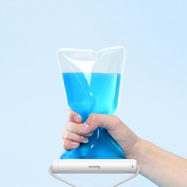 Zdjęcie produktu: Pokrowiec wodoodporny etui na telefon Baseus Slide-cover (max 7,2") na basen nad wodę IPX8 - biały (FMYT000002) Zdjęcie produktu: Pokrowiec wodoodporny etui na telefon Baseus Slide-cover (max 7,2") na basen nad wodę IPX8 - biały (FMYT000002)