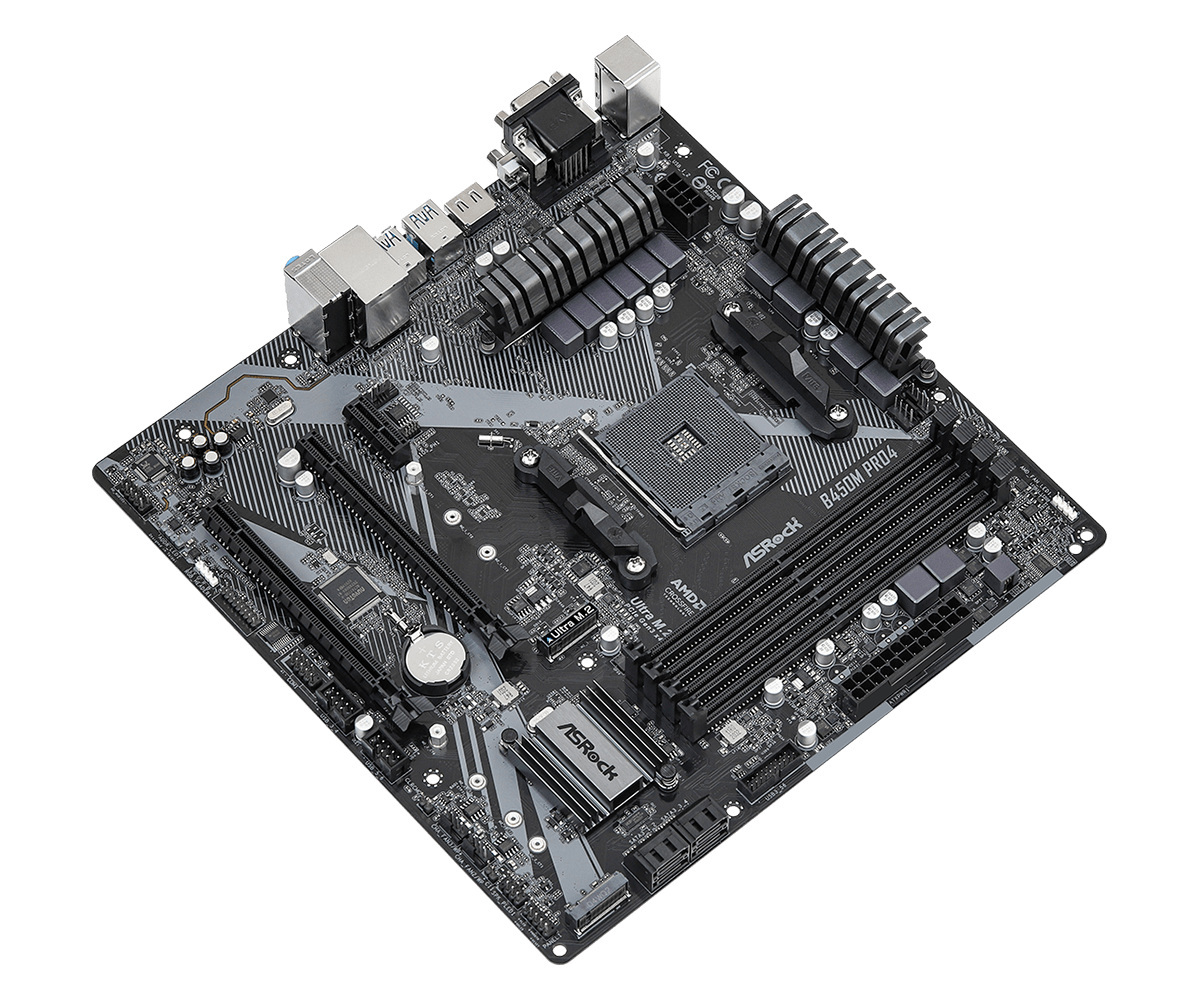 Płyta główna ASRock B450M PRO4 2.0 AM4