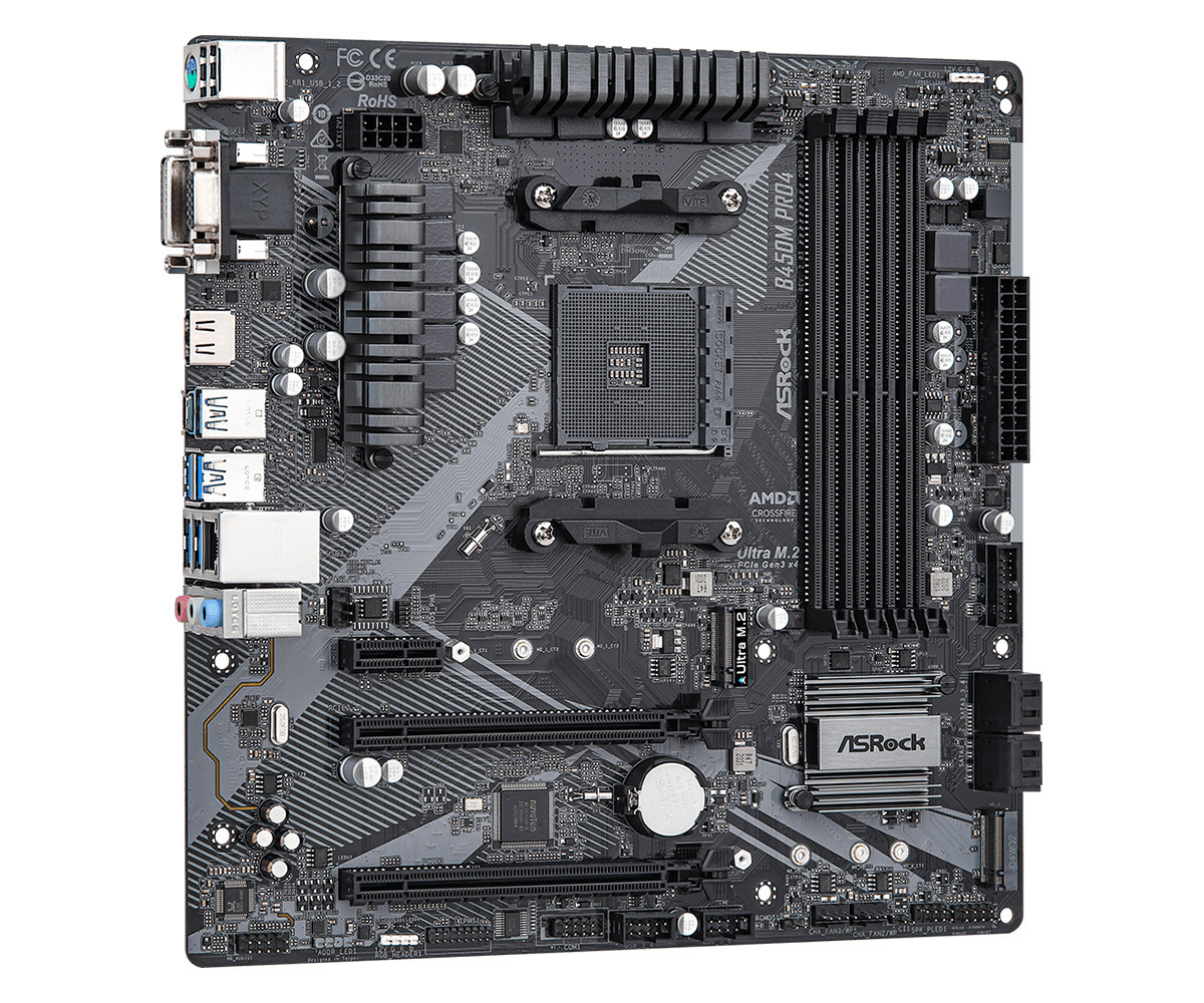 Płyta główna ASRock B450M PRO4 2.0 AM4