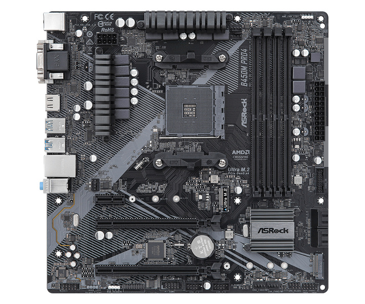 Zdjęcie produktu: Płyta główna ASRock B450M PRO4 2.0 AM4
