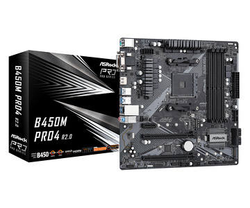 Miniatura produktu: Płyta główna ASRock B450M PRO4 2.0 AM4