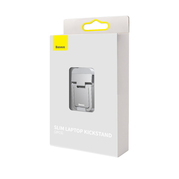 Zdjęcie produktu: Baseus uniwersalne podstawki nóżki do laptopa (2 szt.) srebrny (LUZC000012)