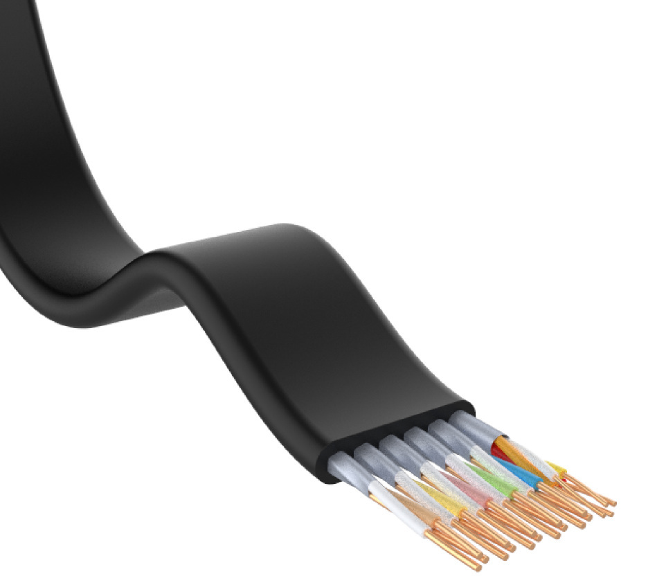 Kabel HDMI 2.0 Unitek 4K 60Hz płaski 1m (C11063BK-1M)