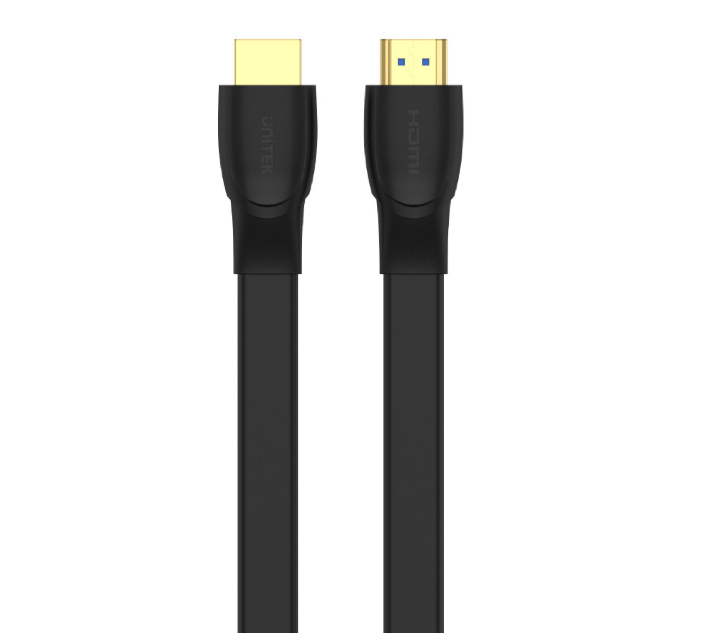 Kabel HDMI 2.0 Unitek 4K 60Hz płaski 3m (C11063BK-3M) Kabel HDMI 2.0 Unitek 4K 60Hz płaski 3m (C11063BK-3M)